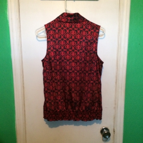 Tommy Hilfiger red & black halter tank - Picture 3 of 6